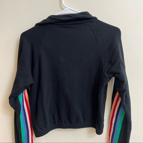 Tilly’s Color Striped Cropped Sweater - Picture 3 of 5